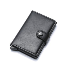 Leather Card Wallet Money Clip Pocket Wallet Purse Men Credit Card Holder