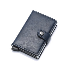 Leather Card Wallet Money Clip Pocket Wallet Purse Men Credit Card Holder