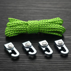 Easy Tighten Rope Kit For Camping Automatic Lock Hooks Tent Accessories