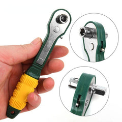 10-in-1 Ratchet Wrench Set with Dual Purpose Screwdriver