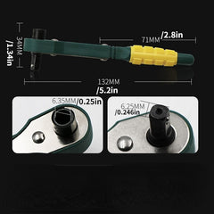 10-in-1 Ratchet Wrench Set with Dual Purpose Screwdriver