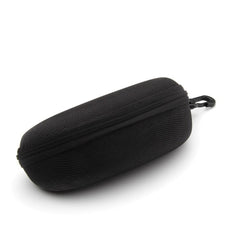Large Zipper Sunglasses Case Anti Pressure Glasses Pouch with Hook