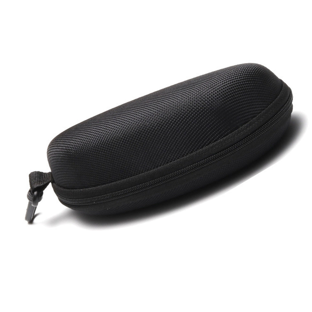 Large Zipper Sunglasses Case Anti Pressure Glasses Pouch with Hook
