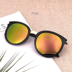 Vintage Round Sunglasses Women Stylish Sunshade Eyewear