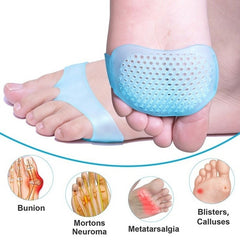 Honeycomb Silicone Forefoot Pads for Night and Home Use