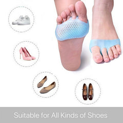Honeycomb Silicone Forefoot Pads for Night and Home Use