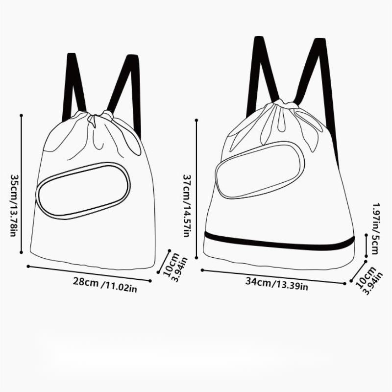 Waterproof Kids Swimming Bag Wet/Dry Separation Storage Backpack