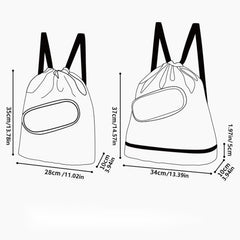 Waterproof Kids Swimming Bag Wet/Dry Separation Storage Backpack