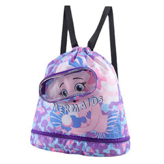 Waterproof Kids Swimming Bag Wet/Dry Separation Storage Backpack