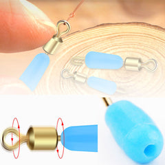 1pc Fishing Hooks Connector Ball Bearing Swivels Fishing Snap Swivels