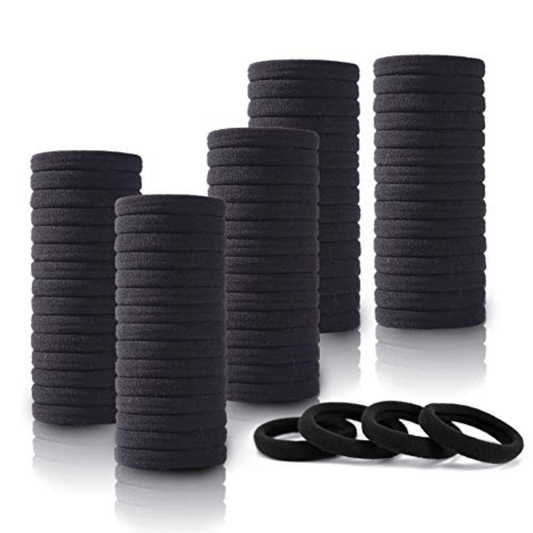 100pcs Non Slip Hair Ties Elastic Headwear Minimalist Hair Band