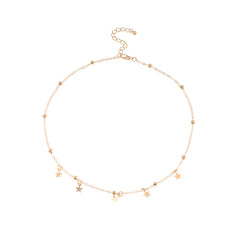 Girls Star Choker Necklace Delicate Star Choker for Kids