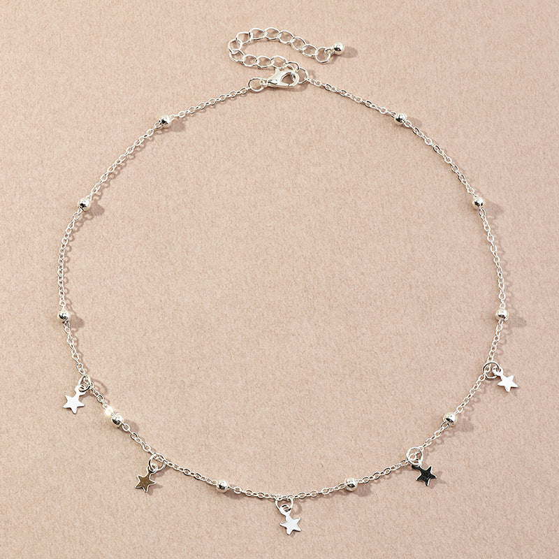 Girls Star Choker Necklace Delicate Star Choker for Kids