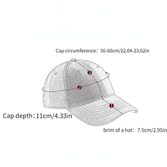 Outdoor Casual Sunshade Baseball Cap Breathable Peaked Hat