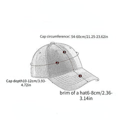 Men's Sun Protection Hat Peaked Cap Baseball Cap Summer Casual