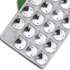 Crystal Sew On Rhinestone Flat Back Round Crystal Beads 3200
