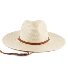 Hand Woven Summer Straw Hat Wide Brim Sun Hat