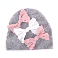 Soft & Cozy Baby Bows Beanies for Autumn & Winter