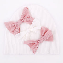 Soft & Cozy Baby Bows Beanies for Autumn & Winter
