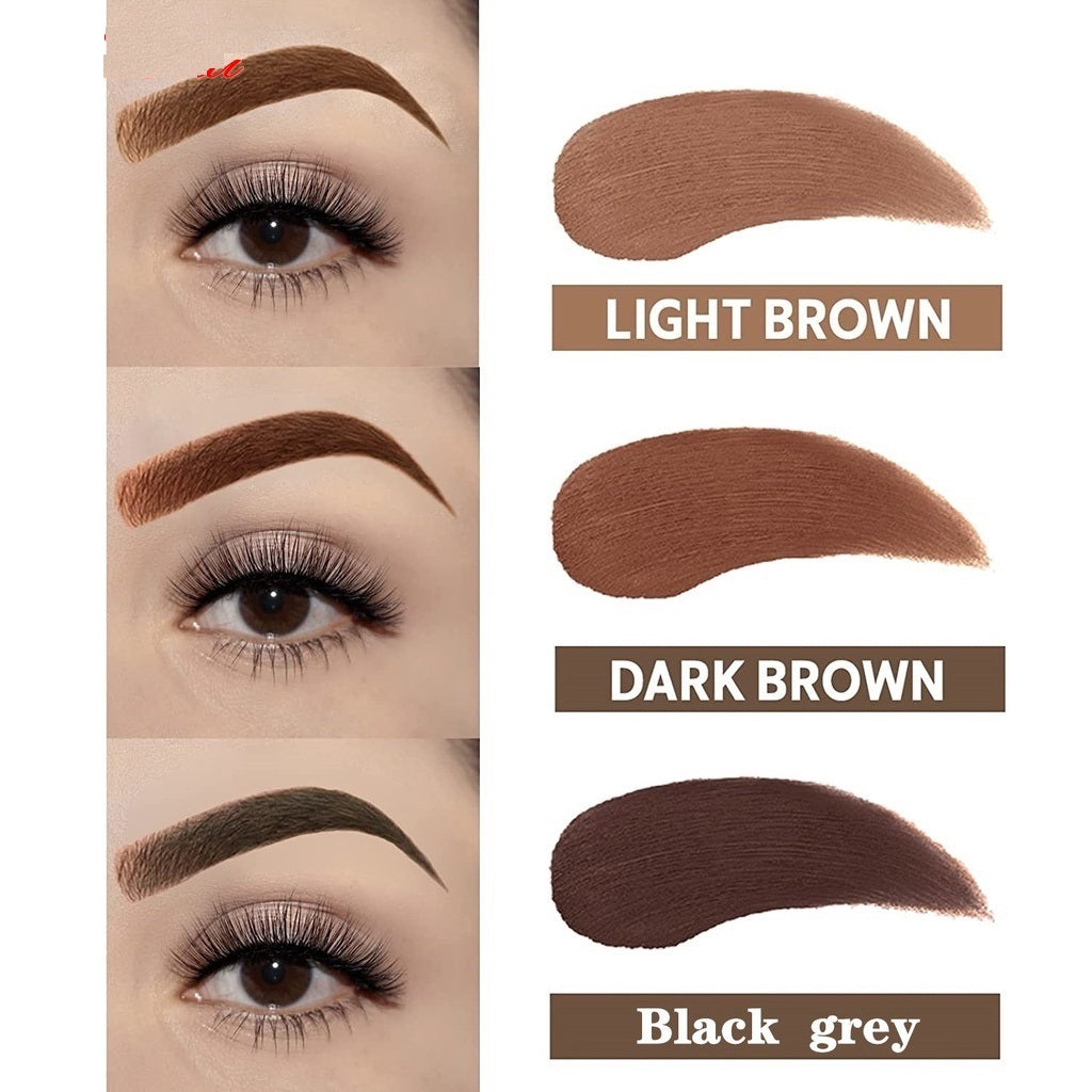 Waterproof Eyebrow Styling Kit Long Lasting Stamp Stick Stencil Brushes