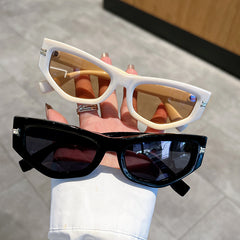 Cat Eye Sunglasses Punk Gradient Glasses UV400