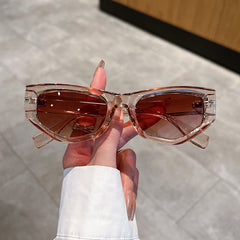 Cat Eye Sunglasses Punk Gradient Glasses UV400