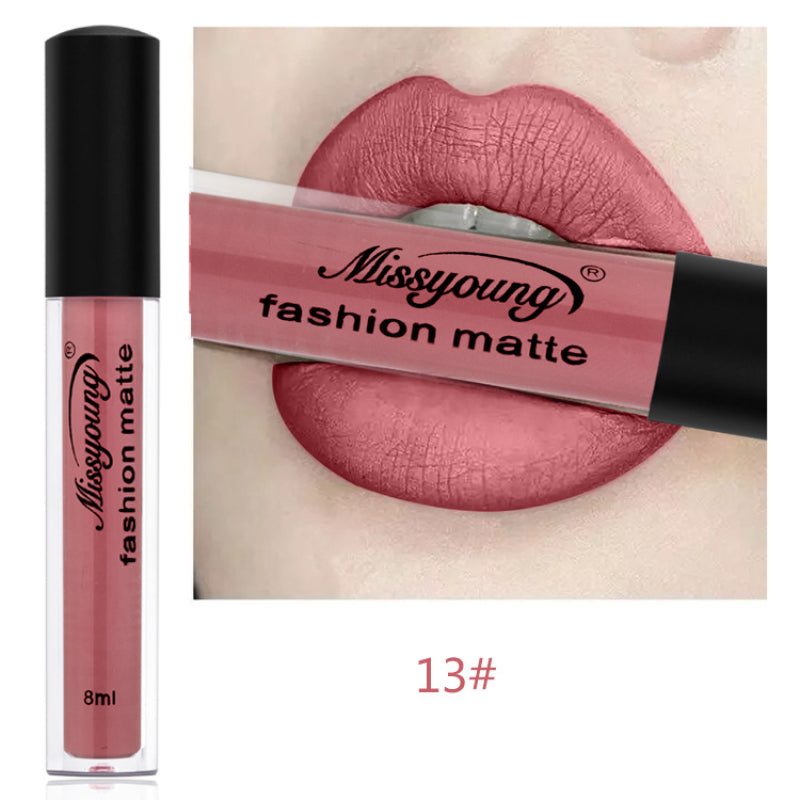 Matte Liquid Lipstick Long Lasting Non Sticky Plumping Lip Gloss