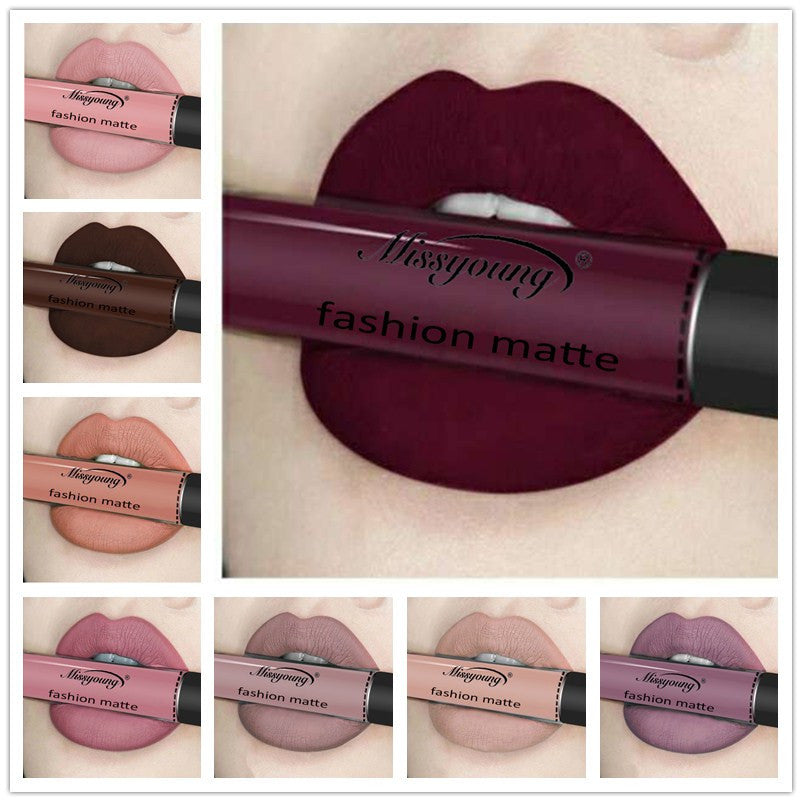 Matte Liquid Lipstick Long Lasting Non Sticky Plumping Lip Gloss