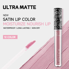 Matte Liquid Lipstick Set with High Pigment - Waterproof and Long Lasting