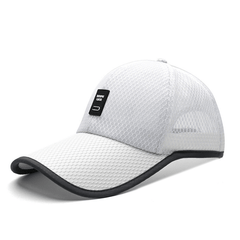 Solid Mesh Baseball Cap Quick Drying Trucker Hat Sunscreen Sports Hat