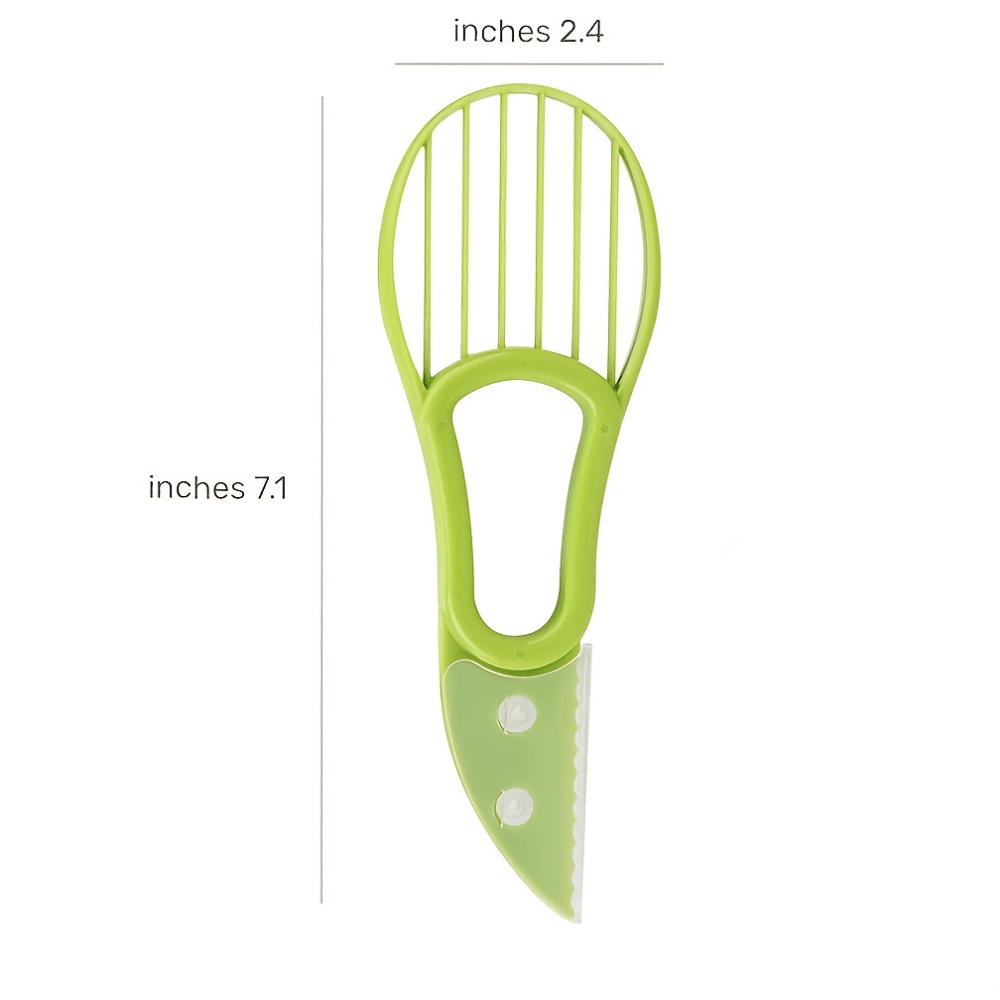 3 in 1 Avocado Slicer Shea Corer Butter Fruit Peeler Cutter Pulp Separator