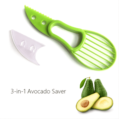 3 in 1 Avocado Slicer Shea Corer Butter Fruit Peeler Cutter Pulp Separator