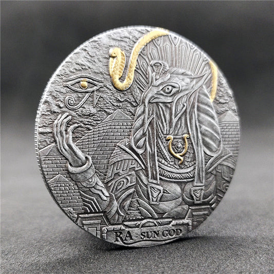 Ancient Egypt Silvery Challenge Coin Collection