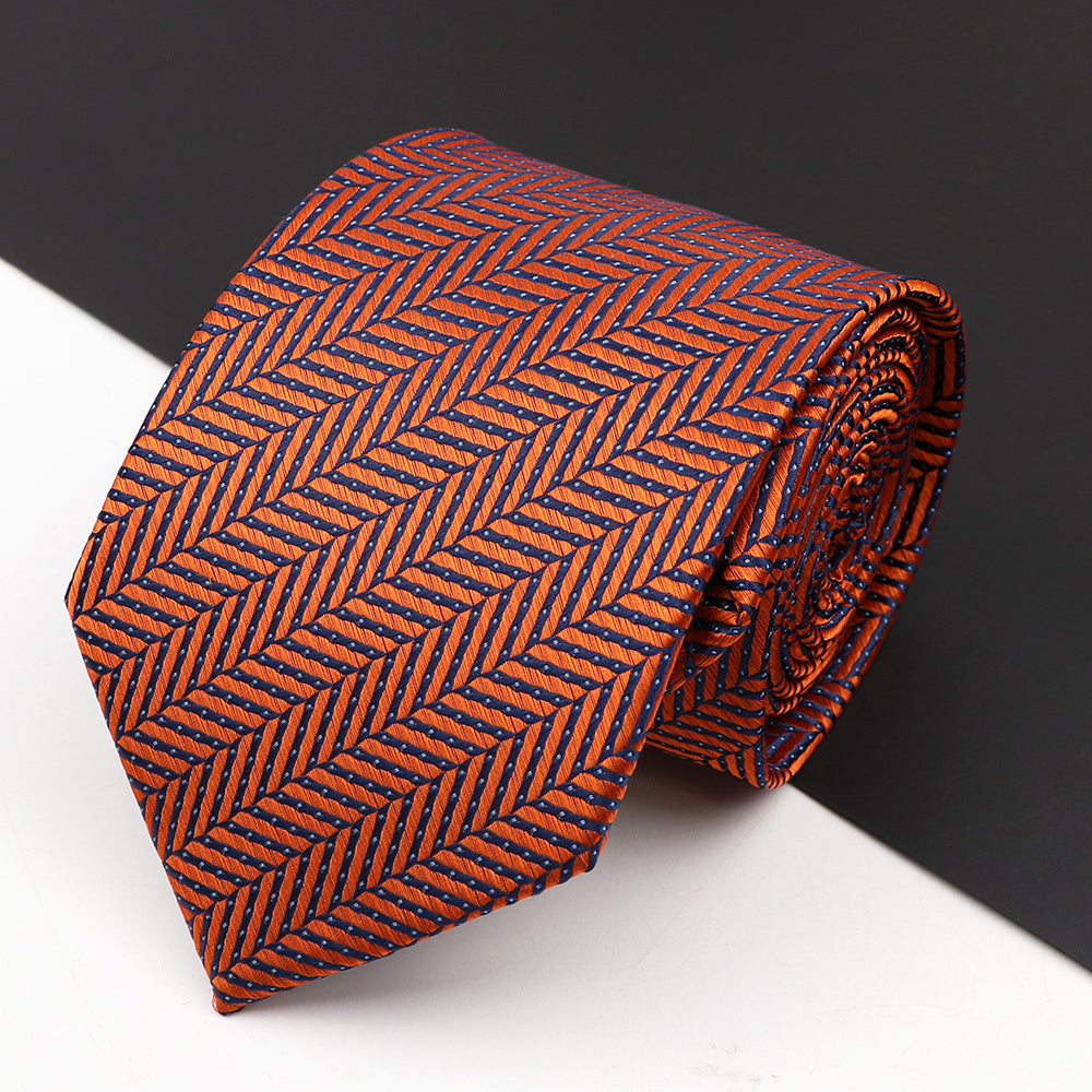 Men's Business Plaid Tie Casual Decorative Accessories