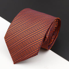 Men's Business Plaid Tie Casual Decorative Accessories