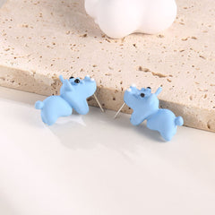 2pcs Animal Cartoon Stud Earring For Girls