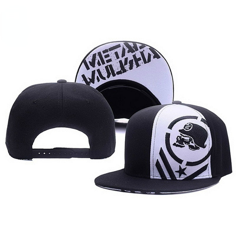 Skull Embroidery Baseball Cap Sunscreen Snap Back Hat Lightweight