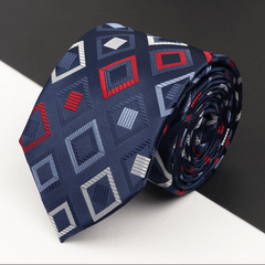 Men's Business Plaid Tie Casual Decorative Accessories