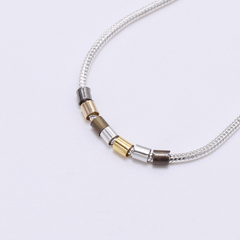 500Pcs Golden/Silver/Copper Tube Crimp End Beads for Jewelry Making