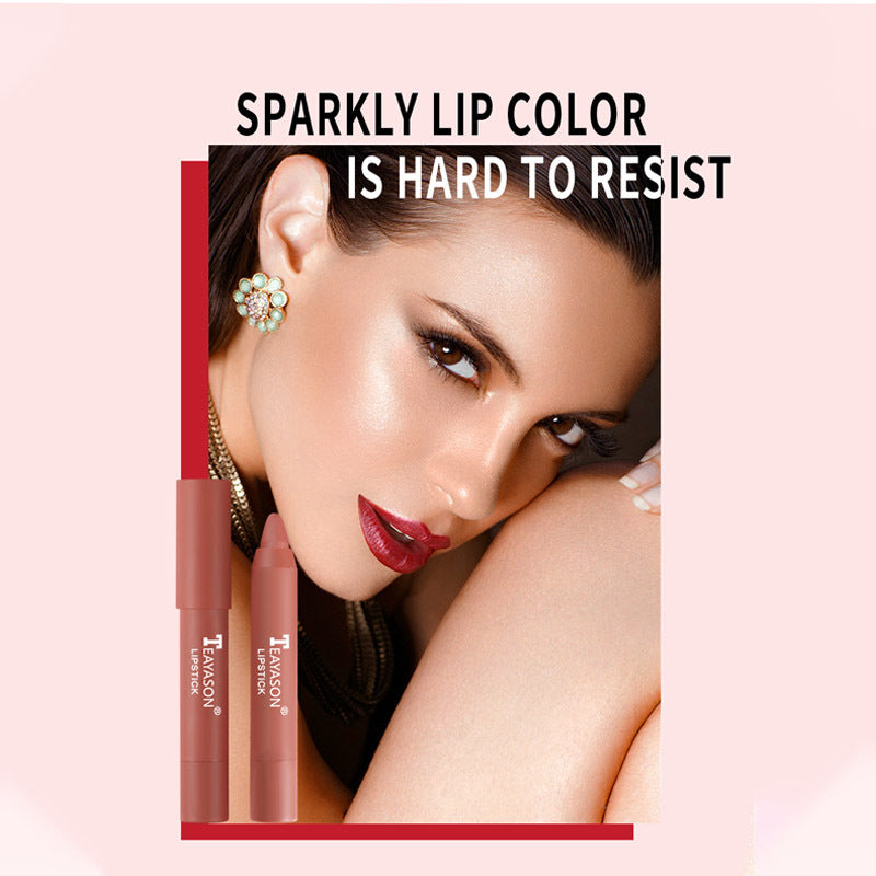 Long Lasting Velvet Matte Lipstick Pencil Smudge Proof Lip Liner