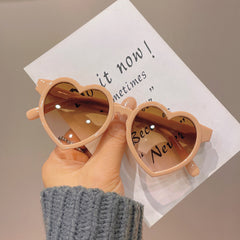 Colorful Heart Shaped Sunglasses for Girls UV400