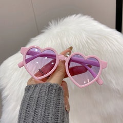 Colorful Heart Shaped Sunglasses for Girls UV400