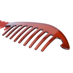 Solid Banana Clip Elastic Hair Comb Ponytail Maker Vintage Hair Accessory