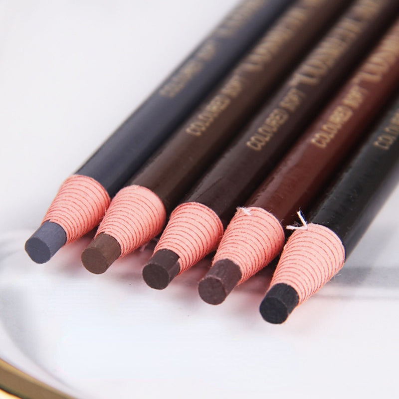 5pcs Waterproof Eyebrow Peel off Pencil Set