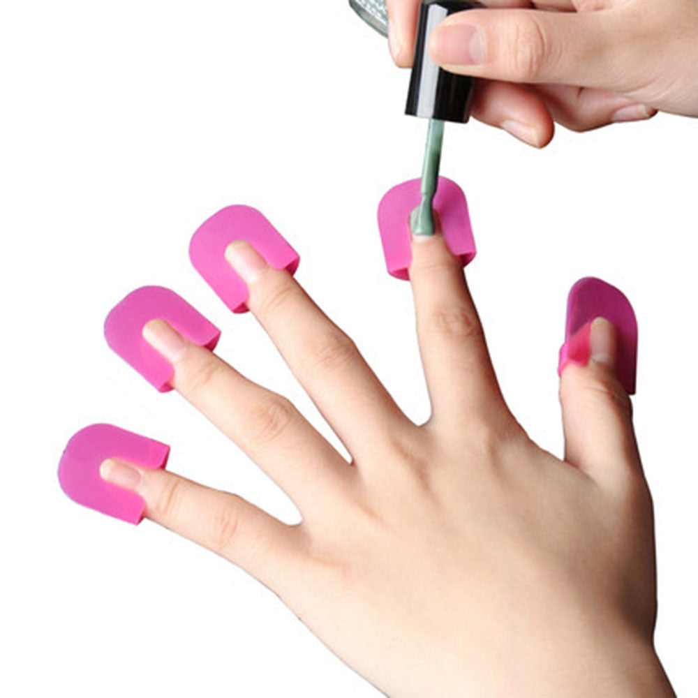 26pcs Varnish Shield Nail Protector Finger Cover for French Manicure Nail Art