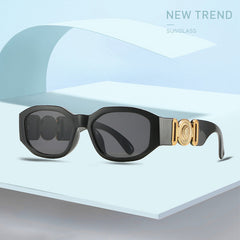 Square Frame Sunglasses Gradient Lens Glasses UV400