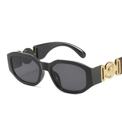 Square Frame Sunglasses Gradient Lens Glasses UV400