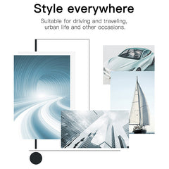 Square Frame Sunglasses Gradient Lens Glasses UV400