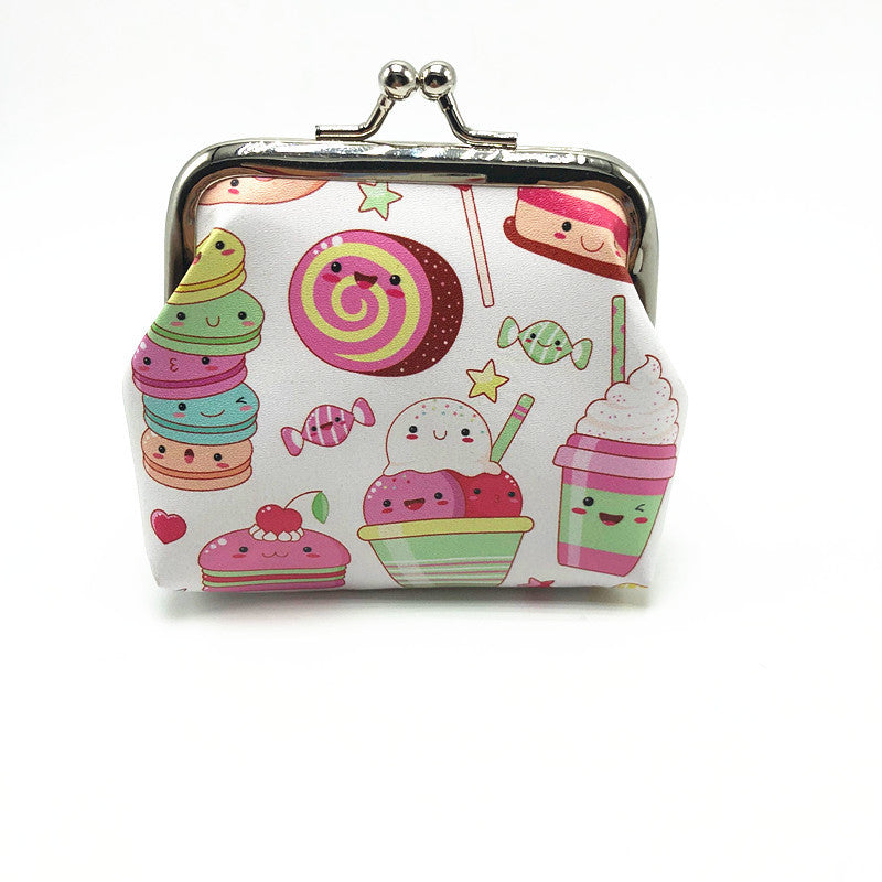 Cartoon Unicorn Coin Purse Leather Wallet for Girls Kids
