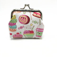 Cartoon Unicorn Coin Purse Leather Wallet for Girls Kids